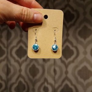 Blue earrings